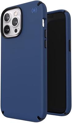 Speck Presidio2 Pro Case for Apple iPhone 13 Pro Max / 12 Pro Max Coastal Blue and Black 141736-9128
