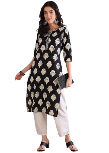 Image of Women's Rayon Blend Straight Printed Kurta