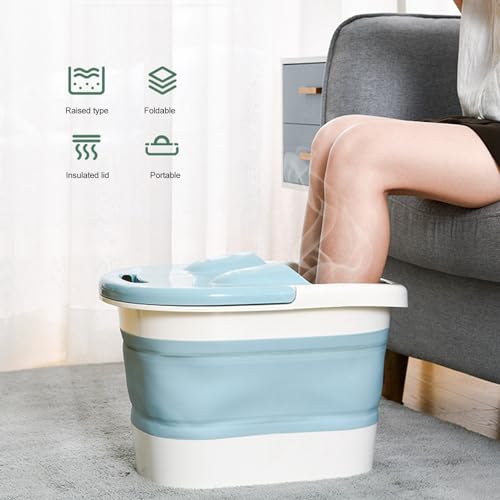 Spa de pies plegable para niños azul miniatura 2