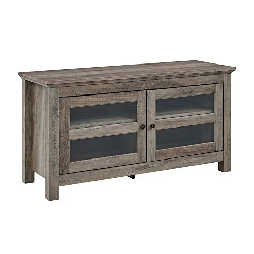 image for Walker Edison Simple Wood Universal TV Stand for TV's up to 50