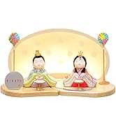 Amazon | 雛人形 木目込 一秀 立雛 立ち雛 かわいい コンパクト