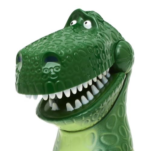 Image of Disney Store Official Rex Interactive Talking Action Figure from Toy Story, Features Sounds and Phrases from The Movies, Interacts with Other Figures and Toys