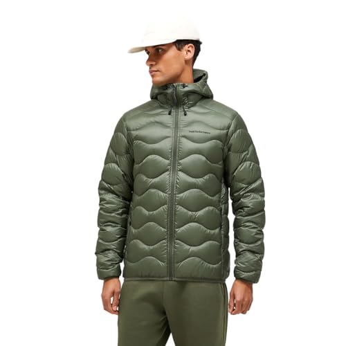 Peak Performance Herren Helium Down Hoodie Jacke, pine needle, M