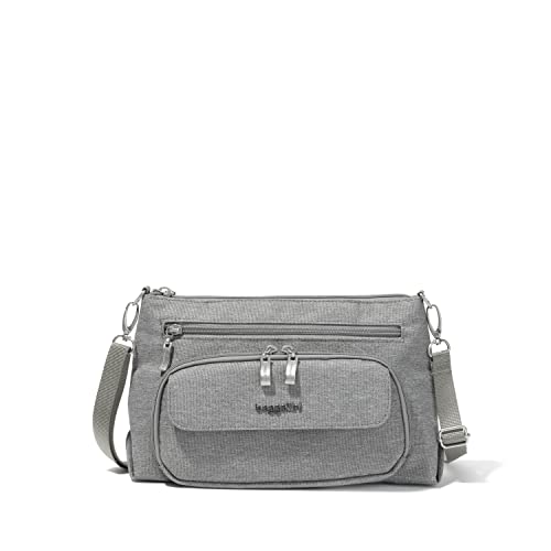 Image of Baggallini Original Everyday 11x7.5 Crossbody Bags Rfid Protected Lightweight Nylon Zippered Travel Purse