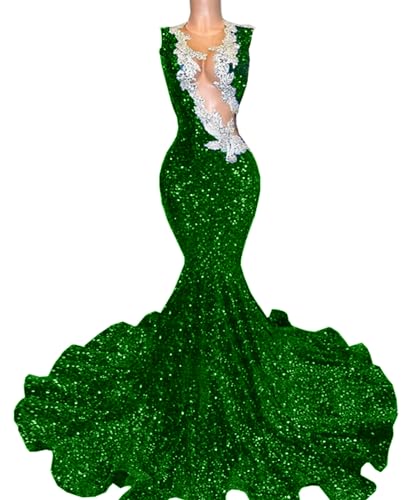 Prom Dresses Sequin Beaded Applique Mermaid Celebrity Gala Pageant Evening Party Gown2