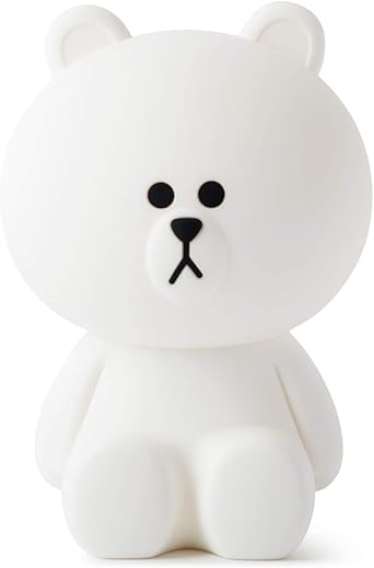 Amazon Line Friends かわいいリモートランプ キャラクターベッドサイドナイトムードライトデスクアクセサリー ホワイト Bt21 デスクライト