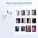 2 Packs USB C Headphones for iPhone 17/16/15 Earbuds with Microphone & Volume Control HiFi Stereo Type C Earphones for Galaxy S23/S22/S21/S20/Ultra Note 10/20, for iPad Pro Pixel 7/6/6a/ OnePlus 9