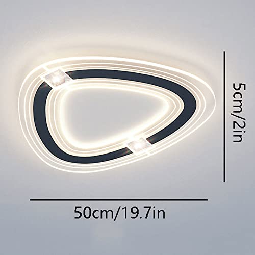 Plafonnier géométrique LED chambre moderne lampe plafond cuisine dimmable - 6