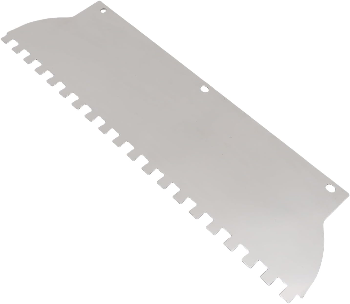 Jeanoko Square Notch Tile Trowel Efficient Stainless Steel Large Size Flooring Trowel for Tile Installation Professionals, Craftsmen (400mm)
