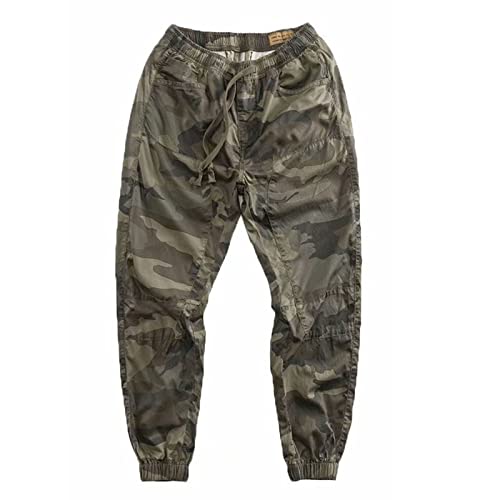 Men's Work Pants Joggers Pants with Deep Pockets in Loose-Fit Style Baggy Cargo Pants, M-4XL
