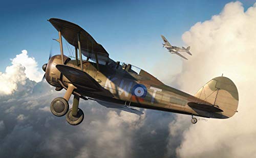 Image of Airfix Gloster Gladiator MK I /MK II 1:72 WWII Military Aviation Plastic Model Kit