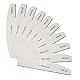10 PCS Half Moon Nagelfeilen,240/320 Professionelle Körnung Nagelfeile Wiederverwendbare doppelseitige Schmirgelplatten Nagelfeile Maniküre-Werkzeuge für Acryl-, Natur-, Gelnägel