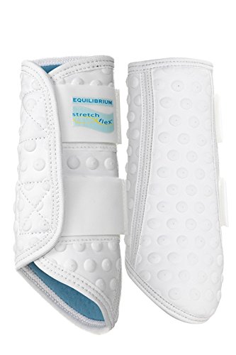 Equilibrium Stretch and Flex - Herradura/Protector para Caballo, Color Blanco, Talla Large