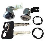 Onthris Door Lock Cylinder with Key for 1997-2006 Ford Explorer Ranger E150 E250 E350 F150 F250 F350 Ford Explorer Sport Trac，Replace# XL2Z7821990AC, F87Z7821990BA
