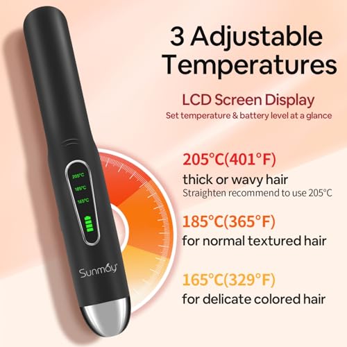 Sunmay ZFQ-WH Cordless Hair Straightener Flat Iron thumb #7