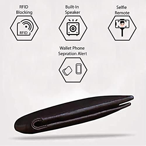 Arista Vault Men's Finder Smart Wallet With Gps Tracking & Bluetooth Mobile Connect Leather Wallet (Brown) Rfid Protected #TOP6