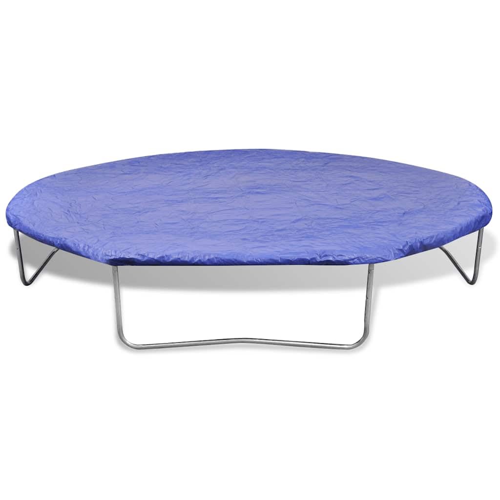 Set di 5 trampolini da 4,57 m, per giardino, outdoor, bambini, fitness, salto, movimento, tempo libero, resistente alle intemperie, pieghevole, con scaletta, rete imbottita e telo protettivo
