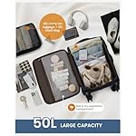 Carry On Luggage 22x14x9 Airline Approved, 22-Inch Suitcases with Spinner Wheels, Softside Carry-on Luggage with TSA Lock for Men Women Business Trip, Lightweight Large Capacity Luggage for Travel - Image 5