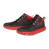 Under Armour - Mens Overdrive Fat Tire Speed Boots, Size: 8.5 D(M) US, Color: Black/Red/Red (001)