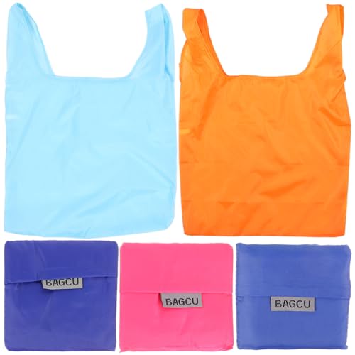ABOOFAN 5 Piezas Bolsa Plegable Storage Bags Travel Bag Bolso Bolsa de Almacenamiento Bolsa de la Compra