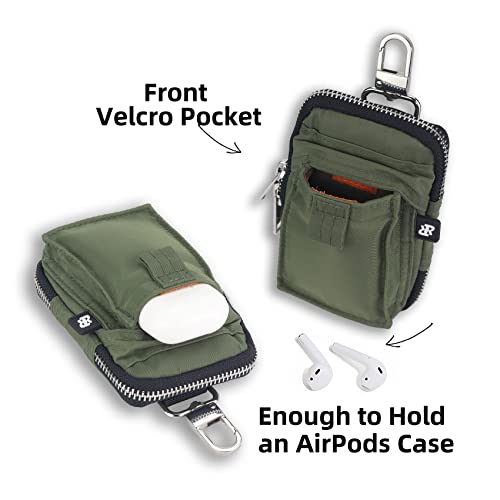 Rrvane Zipper Key Case Holder And Minimalist Wallet Keychain Key Organizer Bag Portable Waist Bag For Men And Women (New Olive) #TOP4