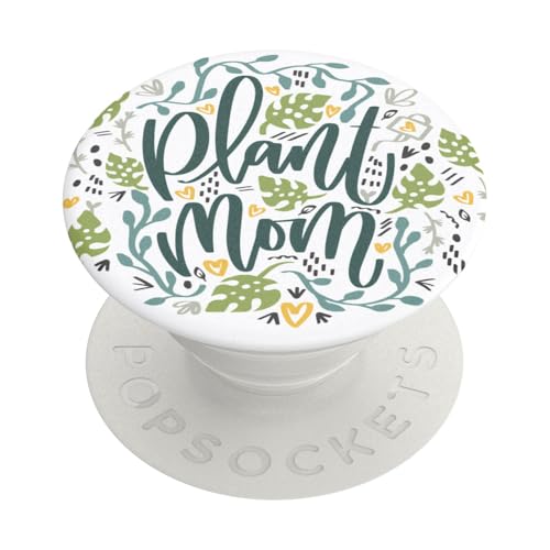 Image of PopSockets Adhesive Phone Grip, Holder, Phone Stand, Cute - Plant Mom