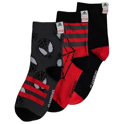 adidas Boy's Marvel Spider-Man Crew Socks Cover