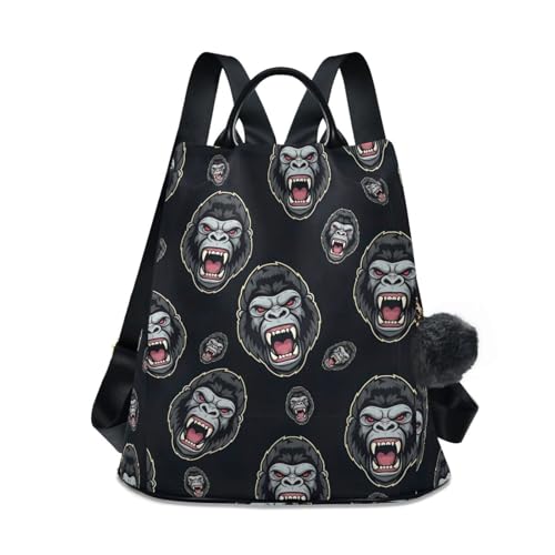 Sac à dos gorille cool sécurisé et léger pour voyager l'esprit tranquille