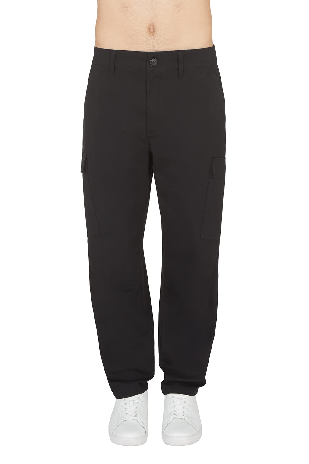 Armani Exchange Men's Cargo Pocket Jogger Pant Shorts, Black, 33