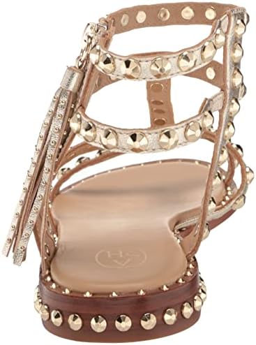 Ash Women's Power Flat Sandal, Light Gold, 5 | Image 2