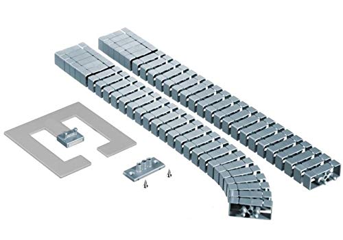Preisvergleich Produktbild Bachmann 930.023 Kabelschlange Flex II Kabelführung, Silber