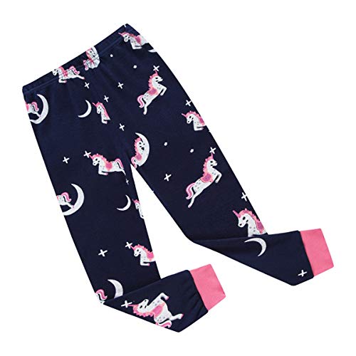 Girls Pajamas Christmas 100% Cotton Toddler Pjs for Kids Girls Children Long Sleeve Sleepwear Sets (Size 3T-8Y)3