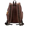 Rucksack aus Leder, lässig, Unisex, Segeltuch, Rucksack, Schultertasche, Schultertasche im Freien, kaffee, 27.9 x 16 x 41.9 cm #5