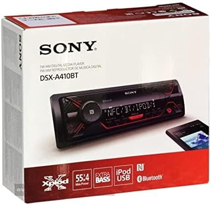Radio Automotriz Sony DSX-A410BT Bluetooth USB AUX miniatura 4