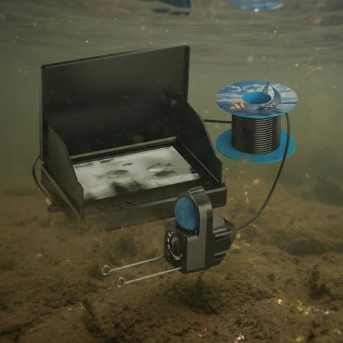 Caméra de pêche sous-marine à écran IPS grand angle autonomie 8h