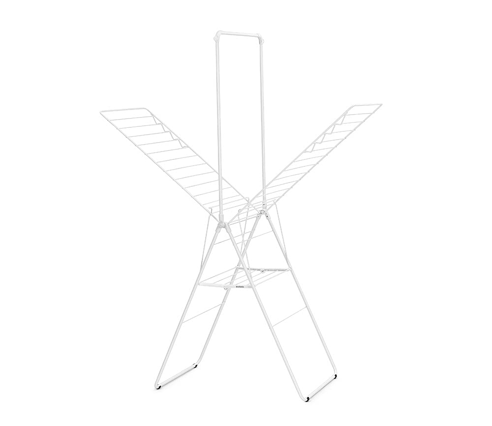 Brabantia Abtropfgestell, Edelstahl, Weiß, 25 m