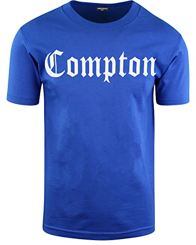 ShirtBANC Compton Mens City of California Shirt Cali True West Side Design Tee