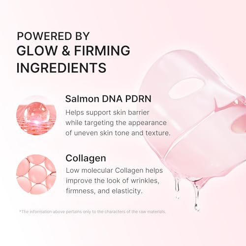 medicube Jelly Gel Mask with Salmon DNA PDRN Pink Collagen | Overnight Face Mask for Glass Glow Skin | Elasticity, Hydrating, Firming and Moisturizing | Korean Skincare, 28g x 4ea - Image 3