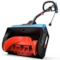 SENIX 12 Amp Electric Snow Shovel | 13-Inch Corded Snow Thrower with 8-Inch Clearing Depth | 480 lbs/Min Removal, 26ft Max Throw Distance for Driveway, Sidewalk, Steps & Patio (STE12-L)