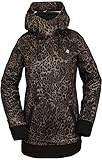 volcom damen snowboardhose Daumenlöcher Volcom Spring Shred Hoody - Leopard - S