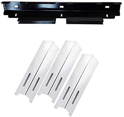 Repair Kit for BBQ grillware GSF2616, 41590 and Life@Home GSF2616J, GSF2616JB, GSF2616JBN Gas Grill Includes 3 Stainless Steel Heat Plates and 1 Burner Support Bracket