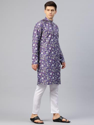 Image of Luxrio Kurta Set for Men Cotton Blend Kurta with Pyjama Set Ethnic Set