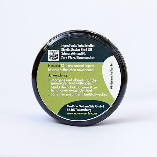 Schwarzkümmelöl Salbe von Mevlâna Naturmühle, 50 ml