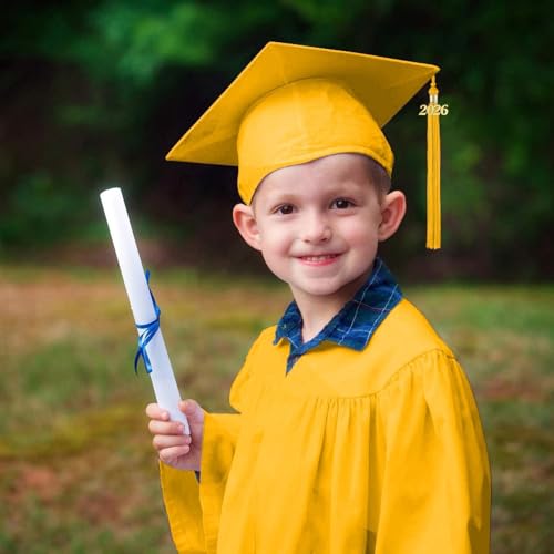 Juego de bata preescolar con borlas para la ceremonia infantil 5