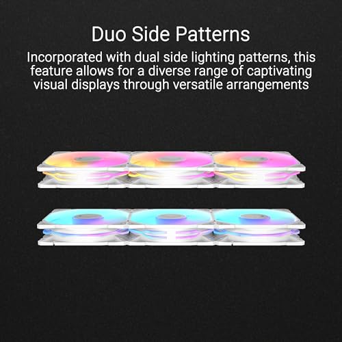 ASUS TUF GAMING TR120 ARGB REVERSE 1 pack Boitier PC Refroidisseur d'air 12 cm Neuf - vue 10