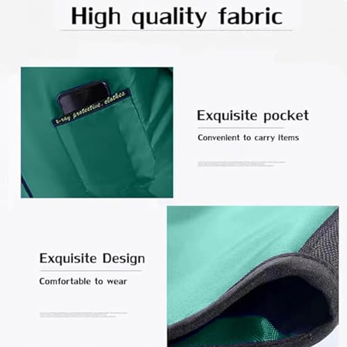 Heytaful Avental de proteção contra radiação Xray Shield Half Lead Apron 0,5 mmpb XRay com coleira d