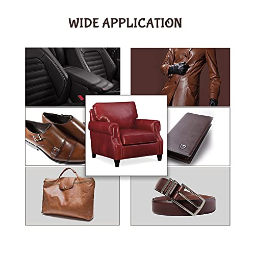 8-Oz NADAMOO Leather Recoloring Balm & Repair Kit (Dark Brown) - image 5