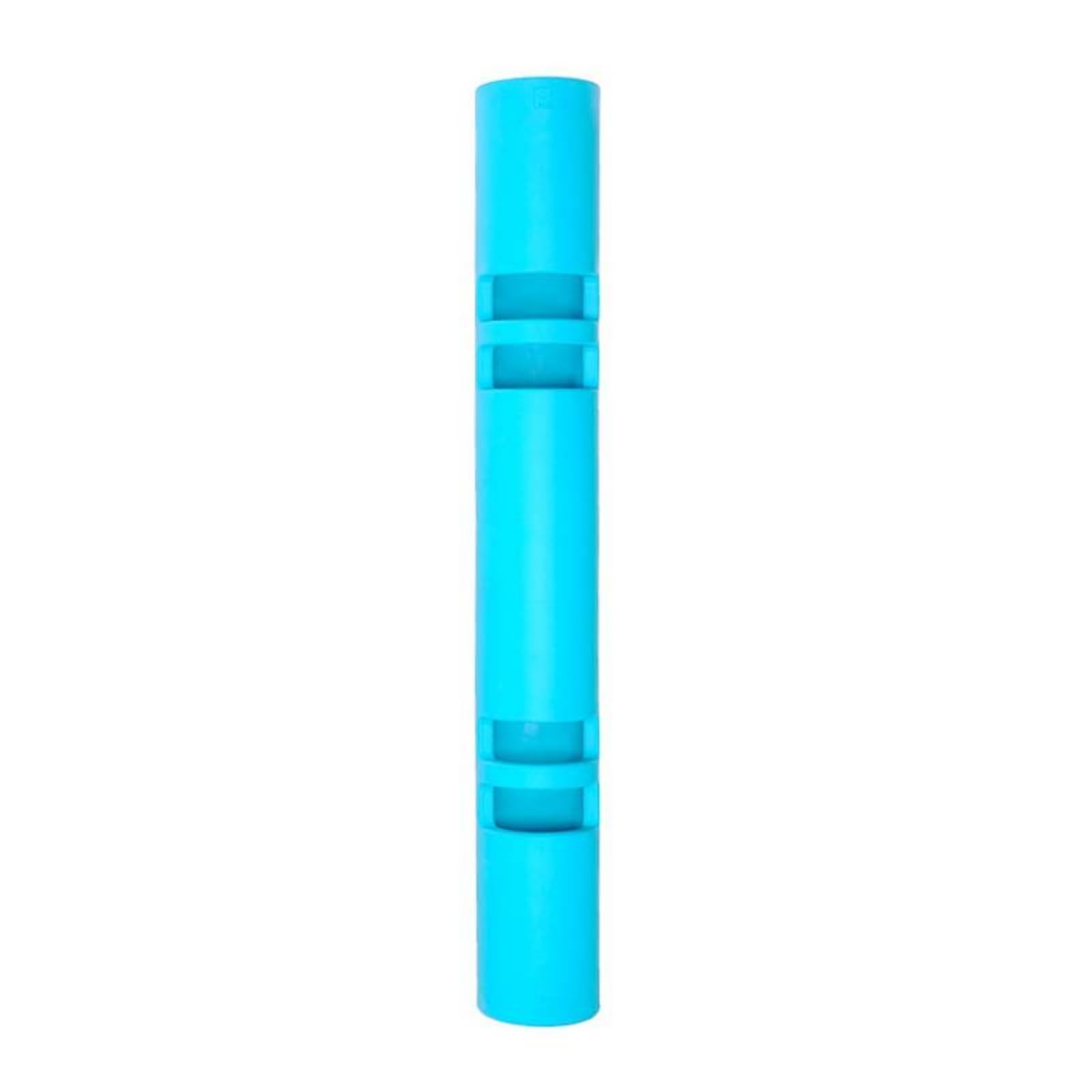 LOVIVER Tubo Palestra Attrezzo Fitness Cilindro Esercizi Barra con Maniglie Texture Antiscivolo in Gomma Naturale Adatto per Atleti Appassionati Fitness, Blu, 8KG