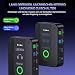 LEKATO MS-02 Drahtloses In-Ear Monitoring System, Professionelles kabelloses 2.4G IEM-System mit Sender & Empfänger im Mono- und Stereo-Mode, Eins zu Mehr- geeignet für Bandproben und Live-Auftritt