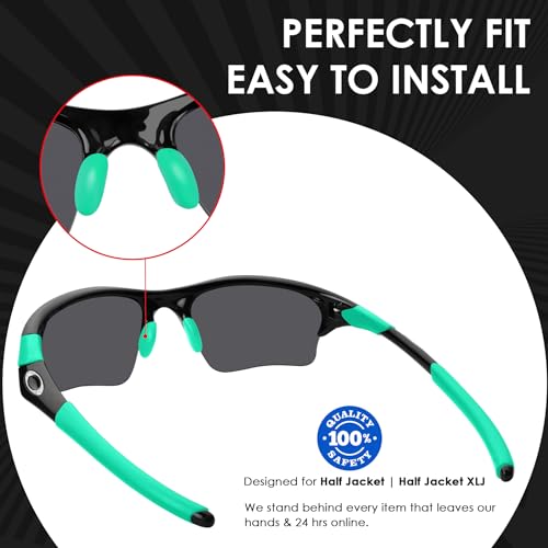 Image of BLAZERBUCK Replacement Sock Kits Earsocks & Nosepieces for Oakley Half Jacket XLJ Sunglass